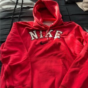 Nike Men's Bold Red Hoodie